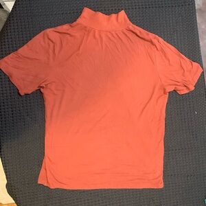 Mock Turtleneck Tee Shirt - Women’s